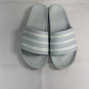 Adidas Light Blue Slides